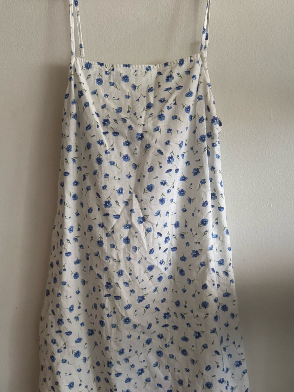 American Eagle Preppy A-Line Midi Dress with Tie Back Design